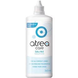 Menicon atrea care Saline (360ml Kochsalzlösung) Kochsalzlösungen, Pflegemittel