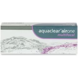 Cooper Vision Aquaclear airOne multifocal (30er Packung) Tageslinsen (0.25 dpt, Addition Low (0.75-2.25) & BC 8.6) mit UV-Schutz