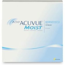 Johnson & Johnson 1-Day Acuvue Moist for Astigmatism (90er Packung) Tageslinsen (-9 dpt, Zyl. -1.75, Achse 10 & BC 8.5) mit UV-Schutz für Allergiker & trockenere Augen