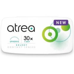 Menicon Atrea Select + 1 Day (30er Packung) Tageslinsen (-6 dpt & BC 8.6) für Allergiker