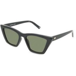 Tree Distribution GmbH Le Specs VELODROME Damen-Sonnenbrille Vollrand Cat Eye Kunststoff-Gestell, Schwarz