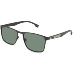 Safilo SpA BOSS 1826/S Herren-Sonnenbrille Vollrand Quadratisch Edelstahl-Gestell, Schwarz