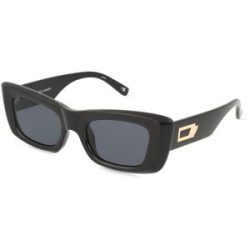 Tree Distribution GmbH Le Specs DOPAMINE Unisex-Sonnenbrille Vollrand Quadratisch Kunststoff-Gestell, Schwarz