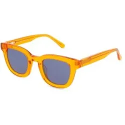 Good Quality Fielmann Q 085 SUN FLEX CL YORI Kinder-Sonnenbrille Vollrand Quadratisch Acetat Extrudiert-Gestell, Orange