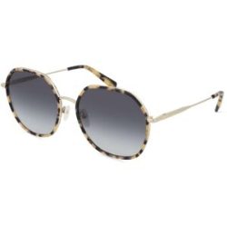 Marchon Germany GmbH Longchamp LO163S Unisex-Sonnenbrille Vollrand Rund Metall-Gestell, Havanna