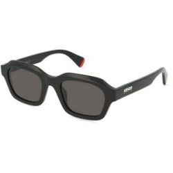 Thélios Kenzo KZ40175I Unisex-Sonnenbrille Vollrand Quadratisch Kunststoff-Gestell, Schwarz