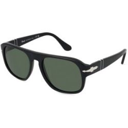 Luxottica Fashion Brillen Vertriebs GmbH Persol 0PO3310S Unisex-Sonnenbrille Vollrand Quadratisch Acetat-Gestell, Schwarz