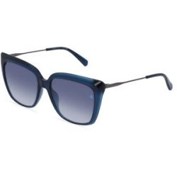 Marchon Germany GmbH Calvin Klein Jeans CKJ22601S Damen-Sonnenbrille Vollrand Butterfly Kunststoff-Gestell, Blau