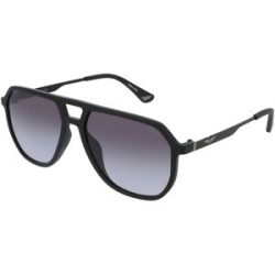 DE RIGO Vision D.A.CH. GmbH Police SPLQ81 Herren-Sonnenbrille Vollrand Pilot Kunststoff-Gestell, Schwarz