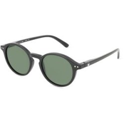 Optim OKIDOKI SAMMY SUN Unisex-Sonnenbrille Vollrand Panto Kunststoff-Gestell, Schwarz