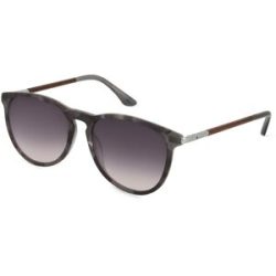 Masterdis Woodfellas 11733 JORD Unisex-Sonnenbrille Vollrand Rund Acetat-Gestell, Grau