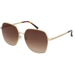 Wenzhou Bada Optical Co. , LTD Fielmann BD 558 SUN FA SOFIA Damen-Sonnenbrille Vollrand Geometrisch Edelstahl-Gestell, Gold
