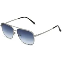 Wenzhou Bada Optical Co. , LTD Fielmann BD 524 SUN CL Unisex-Sonnenbrille Vollrand Quadratisch Edelstahl-Gestell, Silber