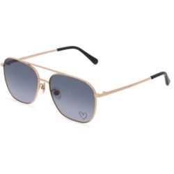 Thélios Stella McCartney SC40038U Damen-Sonnenbrille Vollrand Pilot Metall-Gestell, Gold