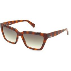 Marchon Germany GmbH Liu Jo LJ793SR Unisex-Sonnenbrille Vollrand Quadratisch Acetat Spritzguss-Gestell, Braun