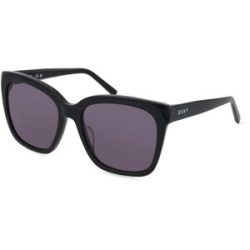 Marchon Germany GmbH DKNY DK534S Unisex-Sonnenbrille Vollrand Monoscheibe Kunststoff-Gestell, Schwarz