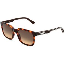 Marchon Germany GmbH Lacoste L967S Unisex-Sonnenbrille Vollrand Quadratisch Acetat Spritzguss-Gestell, Havanna
