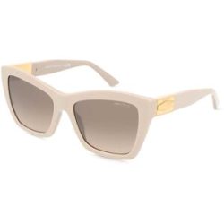 Luxottica Fashion Brillen Vertriebs GmbH Jimmy Choo JC5031 Damen-Sonnenbrille Vollrand Cat Eye Acetat-Gestell, Beige
