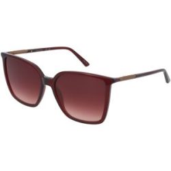 Marchon Germany GmbH Calvin Klein CK26502S Damen-Sonnenbrille Vollrand Butterfly Kunststoff-Gestell, Rot