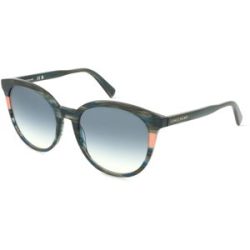 Marchon Germany GmbH Longchamp LO752S Damen-Sonnenbrille Vollrand Rund Acetat-Gestell, Blau
