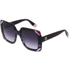 DE RIGO Vision D.A.CH. GmbH Furla FULSFU685V Unisex-Sonnenbrille Vollrand Quadratisch Kunststoff-Gestell, Bunt