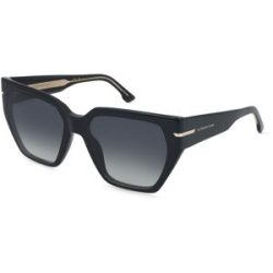 Safilo GmbH Victoria Beckham VB 7002/S Damen-Sonnenbrille Vollrand Quadratisch Acetat-Gestell, Schwarz