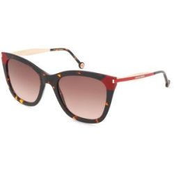 Safilo SpA Carolina Herrera HER 0307/S Damen-Sonnenbrille Vollrand Panto Acetat-Gestell, Havanna
