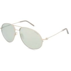 Luxottica Fashion Brillen Vertriebs GmbH Moncler ME4002 FLYZE Unisex-Sonnenbrille Vollrand Pilot Metall-Gestell, Grau