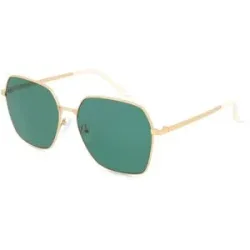Wenzhou Bada Optical Co. , LTD Fielmann BD 558 SUN FA SOFIA Damen-Sonnenbrille Vollrand Geometrisch Edelstahl-Gestell, Gold