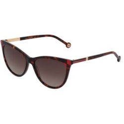 Safilo SpA Carolina Herrera HER 0141/S Damen-Sonnenbrille Vollrand Butterfly Acetat-Gestell, Havanna