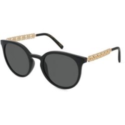 Luxottica Fashion Brillen Vertriebs GmbH Dolce&Gabbana 0DG6189U Damen-Sonnenbrille Vollrand Panto Kunststoff-Gestell, Schwarz