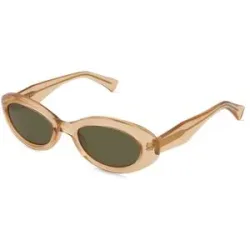 Wenzhou Lidong Optical Manufacture Co., Ltd. Fielmann LD 053 SUN FA GLENDA Damen-Sonnenbrille Vollrand Oval Acetat-Gestell, Gelb