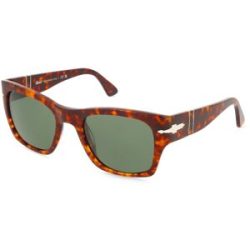 Luxottica Fashion Brillen Vertriebs GmbH Persol 0PO3384S Unisex-Sonnenbrille Vollrand Quadratisch Acetat-Gestell, Havanna