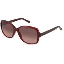 Wenzhou Lidong Optical Manufacture Co., Ltd. Fielmann LD 055 SUN CL AGNES Damen-Sonnenbrille Vollrand Oval Propionat-Gestell, Rot
