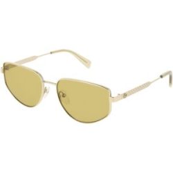 Marchon Germany GmbH Liu Jo LJ164S Damen-Sonnenbrille Vollrand Rund Metall-Gestell, Gold