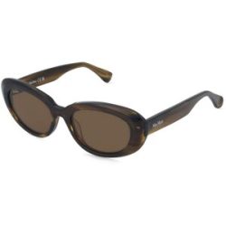 Marcolin Deutschland GmbH Max Mara MM0196 Damen-Sonnenbrille Vollrand Oval Acetat-Gestell, Grün