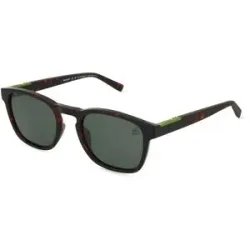 Marcolin Deutschland GmbH Timberland TB00007 Unisex-Sonnenbrille Vollrand Rund Kunststoff-Gestell, Havanna