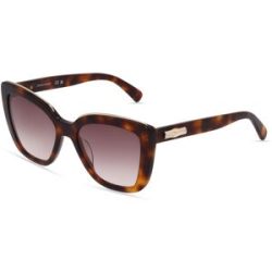 Marchon Germany GmbH Longchamp LO692S Unisex-Sonnenbrille Vollrand Butterfly Kunststoff-Gestell, Havanna