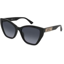 Safilo GmbH Moschino 155/S Herren-Sonnenbrille Vollrand Butterfly Kunststoff-Gestell, Schwarz