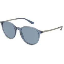 Luxottica Fashion Brillen Vertriebs GmbH Giorgio Armani 0AR8196 Herren-Sonnenbrille Vollrand Panto Acetat-Gestell, Blau
