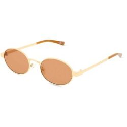 Tree Distribution GmbH Le Specs LSP2552287 Damen-Sonnenbrille Vollrand Rund Metall-Gestell, Gold