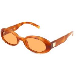 Tree Distribution GmbH Le Specs LSP2552145 WORK IT! Unisex-Sonnenbrille Vollrand Oval Kunststoff-Gestell, Braun
