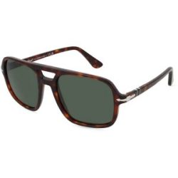 Luxottica Fashion Brillen Vertriebs GmbH Persol 0PO3328S Herren-Sonnenbrille Vollrand Pilot Acetat-Gestell, Havanna