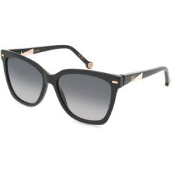 Safilo GmbH Carolina Herrera HER 0333/S Damen-Sonnenbrille Vollrand Butterfly Acetat-Gestell, Schwarz