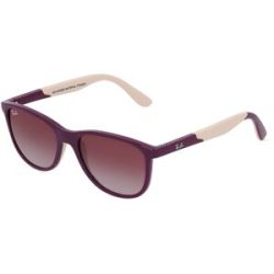 Luxottica Fashion Brillen Vertriebs GmbH Ray-Ban Junior RJ9077S Kinder-Sonnenbrille Vollrand Quadratisch Kunststoff-Gestell, Lila