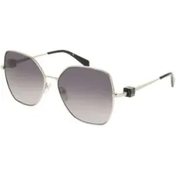 Marchon Germany GmbH Liu Jo LJ160S Unisex-Sonnenbrille Vollrand Rund Metall-Gestell, Silber