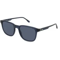 Marchon Germany GmbH Lacoste L6029S Unisex-Sonnenbrille Vollrand Quadratisch Kunststoff-Gestell, Blau
