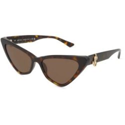 Luxottica Fashion Brillen Vertriebs GmbH Jimmy Choo 0JC5008 Damen-Sonnenbrille Vollrand Cat Eye Acetat-Gestell, Havanna