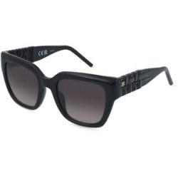 DE RIGO Vision D.A.CH. GmbH Escada SESG36 Damen-Sonnenbrille Vollrand Quadratisch Kunststoff-Gestell, Schwarz