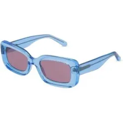 Wenzhou Ouhai Glasses Co., Ltd. Fielmann OU 017 SUN FA Damen-Sonnenbrille Vollrand Quadratisch Propionat-Gestell, Blau